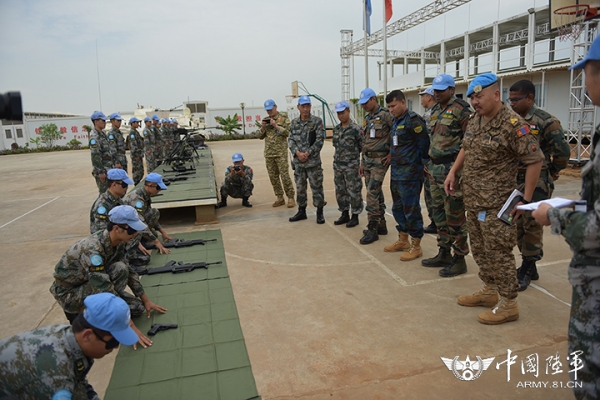 中国维和步兵营高标准通过联合国作战能力检验