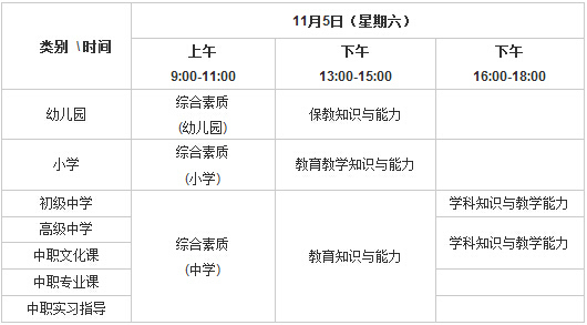 青海2016下半年中小学教师资格考试(笔试)公告