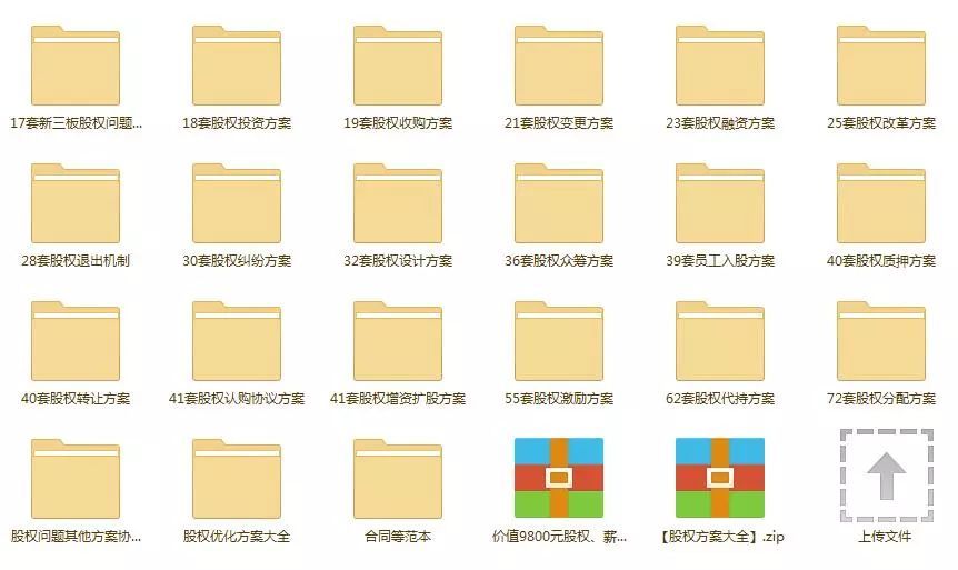 公司章程模板（480套学员股权方案大全+280套最新